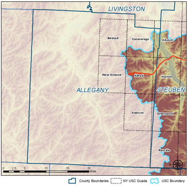 Allegany County Quad Map