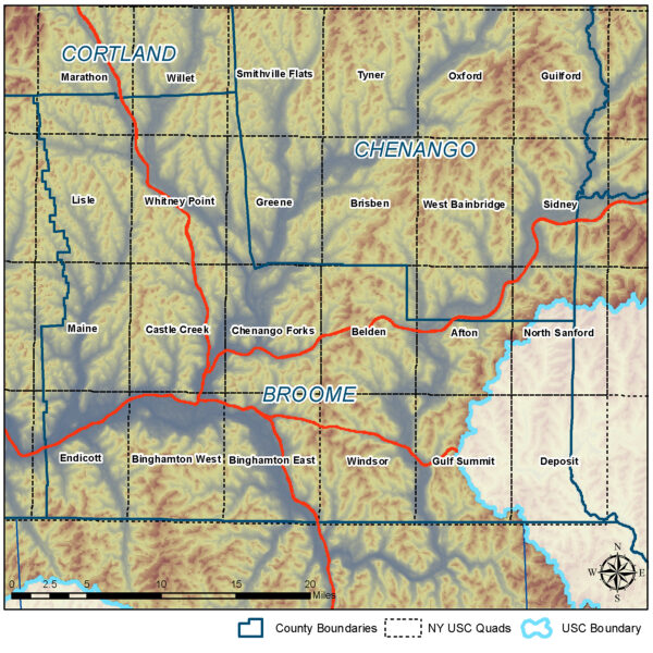 Broome County Quad Map