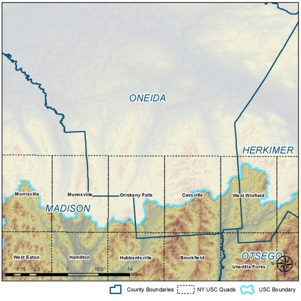 Oneida County Quad Map