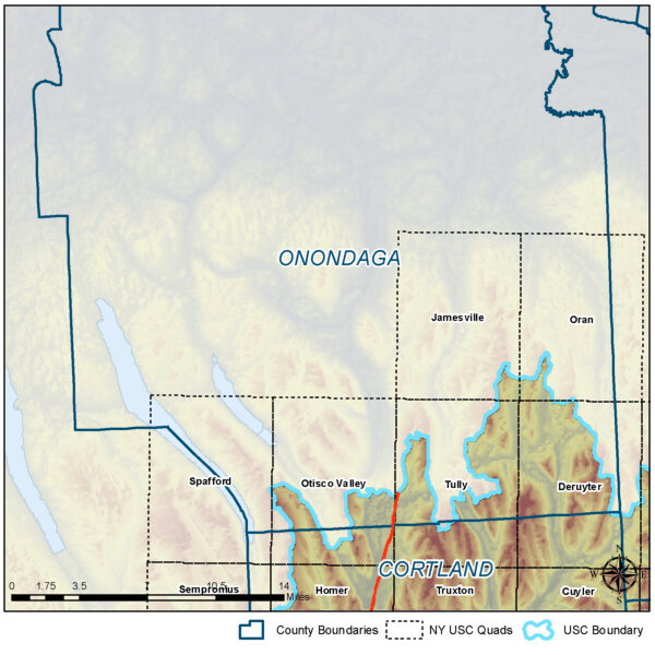 Onondaga County Quad Map