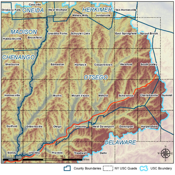 Otsego County Quad Map