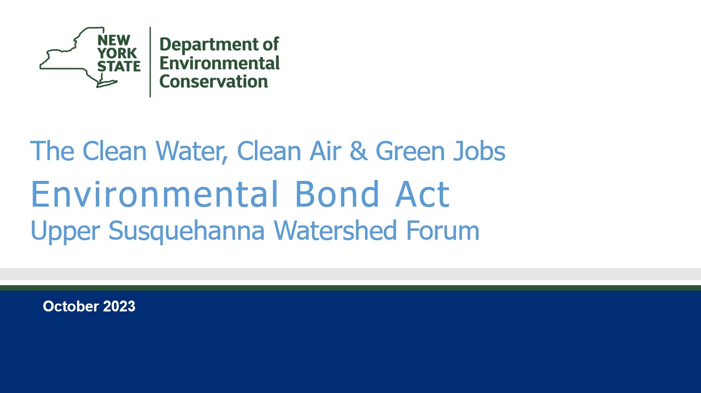 Environmental Bond Act