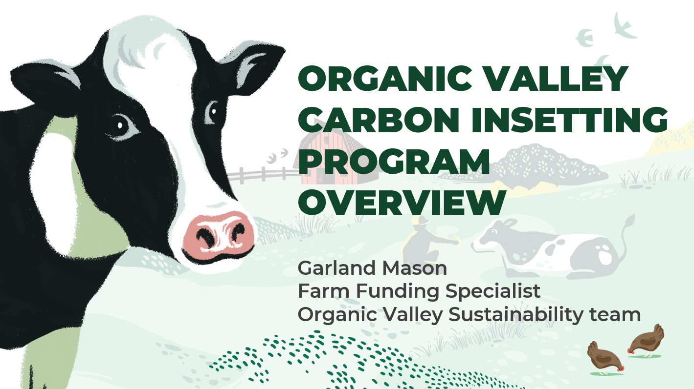 Organic Valley Carbon Insetting