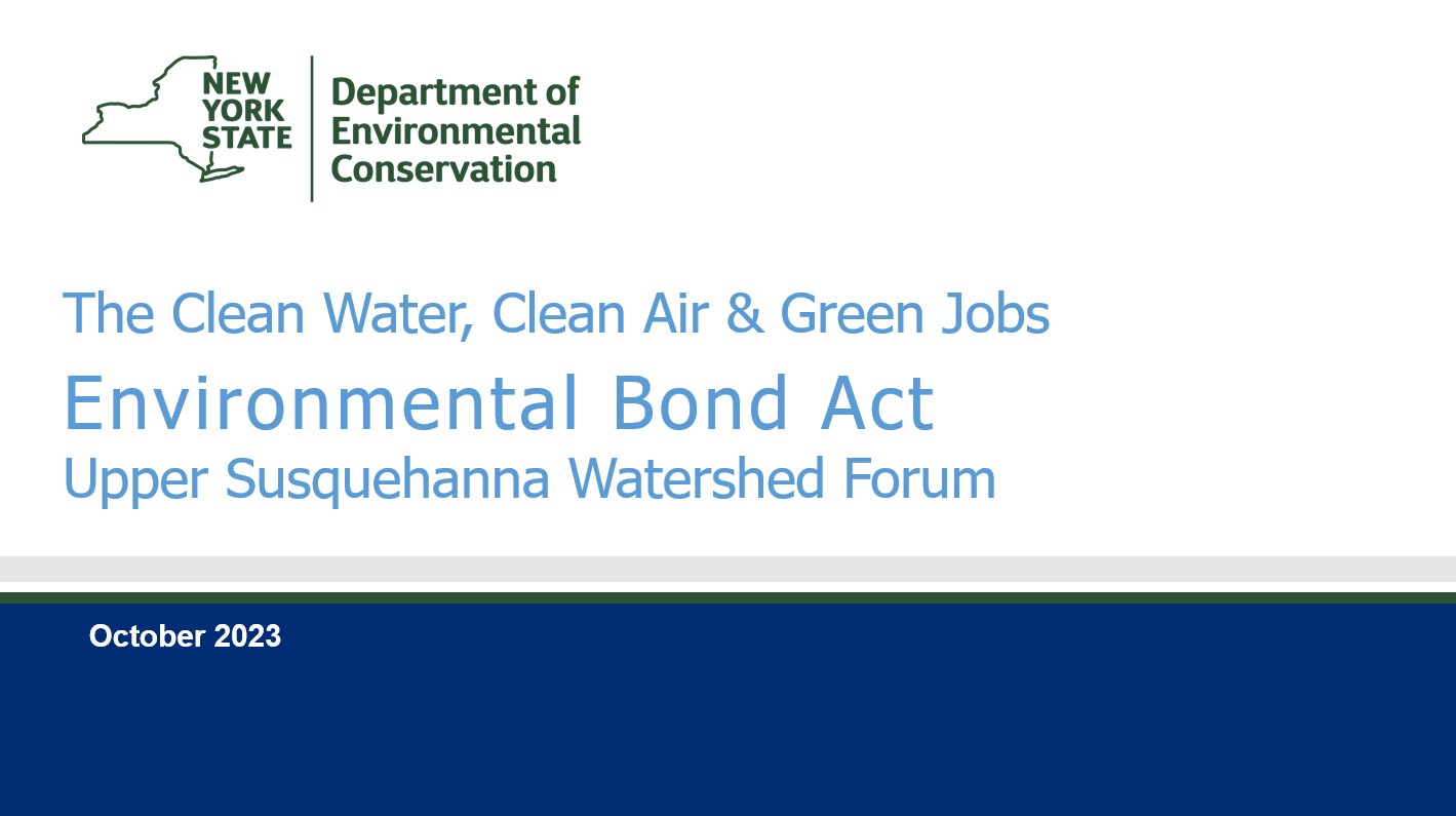 Environmental Bond Act