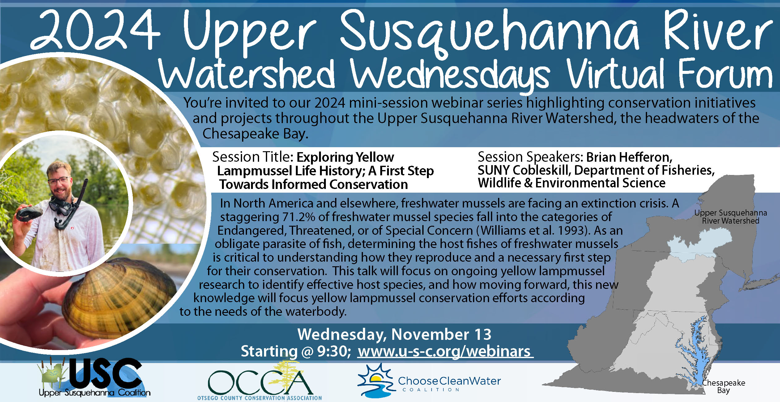 November 13 Webinar Announcement